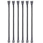 Gebildet 6Pcs 4 Pin 26Cm Pwm Fan Extension Power Cable Connector Case