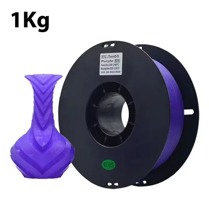Transparent Red PETG 3D Printer Filament - 1.75MM, Available in 250G, 500G, and 1Kg for 3D Printing Applications
