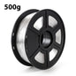 Transparent Red PETG 3D Printer Filament - 1.75MM, Available in 250G, 500G, and 1Kg for 3D Printing Applications