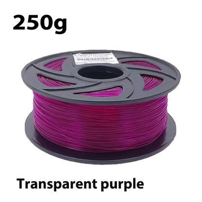 Transparent Red PETG 3D Printer Filament - 1.75MM, Available in 250G, 500G, and 1Kg for 3D Printing Applications