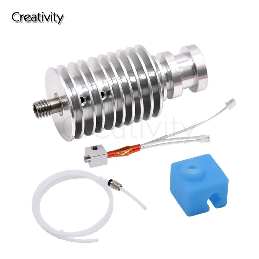 2PCS V5 J-Head Hotend Kit E-3D Bowden Extruder V5 Heater Block 12/24V for I3 Mega/Chiron 3D Printer Parts VS V6 Hotend