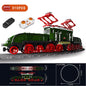 KAZI High-Tech Creative City Train Station Rail Tracks Power Function Building Blocks Bricks DIY Kid Trains Toys Children Gifts