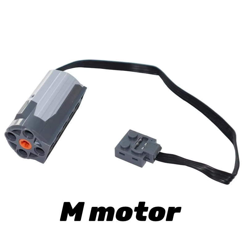 NEW Technical Motor Parts Power Functions Building Blocks PF Model Sets Compatible Tarin Accessories MOC High-Tech Bricks Toys