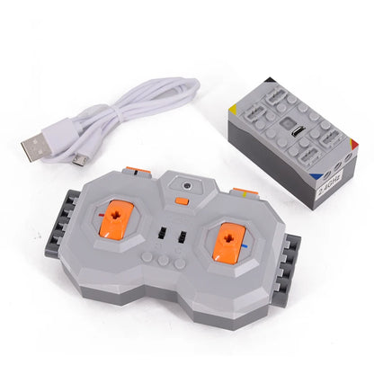 High-Tech Power Function Extension Wire Servo Train Motor IR Remote Control Receiver Battery Box Parts for DIY Car Truck