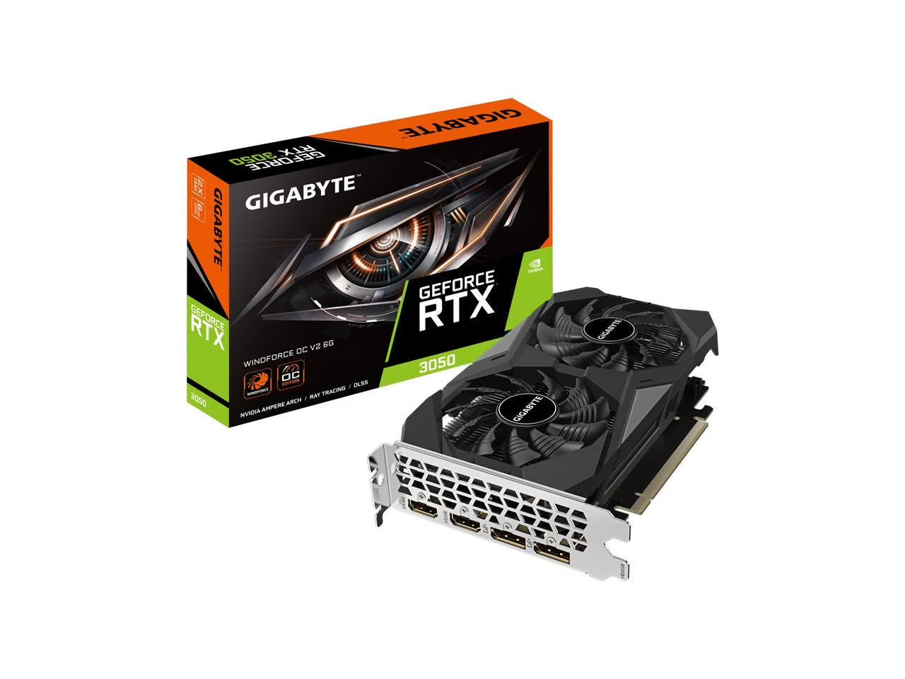 NVIDIA Geforce RTX 3050 Graphic Card, 6 GB GDDR6
