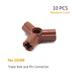 Technical Driving Ring Universal Joint Axle and Pin Connector with Holes Blocks MOC High-Tech Building Bricks Toy Replace Parts