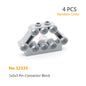 Technical Driving Ring Universal Joint Axle and Pin Connector with Holes Blocks MOC High-Tech Building Bricks Toy Replace Parts
