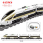 KAZI High-Tech Creative City Train Station Rail Tracks Power Function Building Blocks Bricks DIY Kid Trains Toys Children Gifts