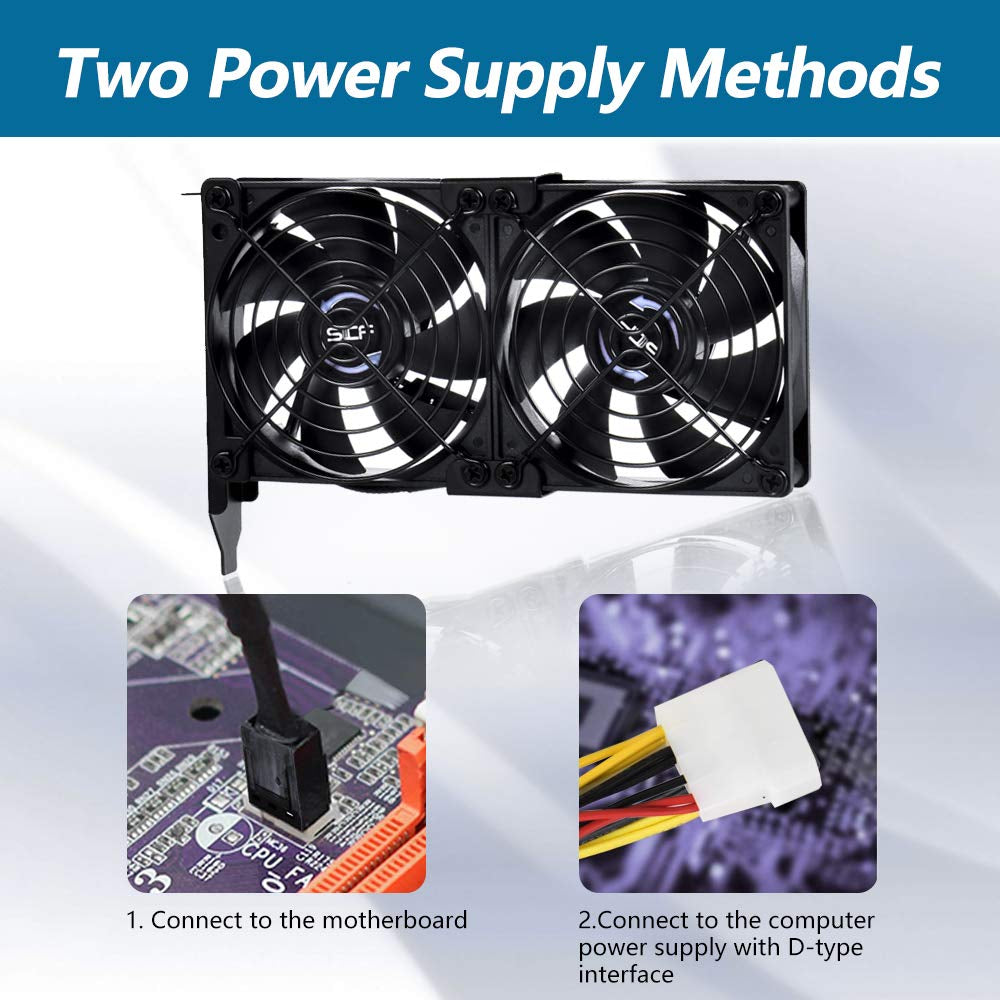 Dual 92Mm Graphic Card Fans, Graphics Card Cooler VGA Cooler