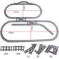 KAZI High-Tech Creative City Train Station Rail Tracks Power Function Building Blocks Bricks DIY Kid Trains Toys Children Gifts