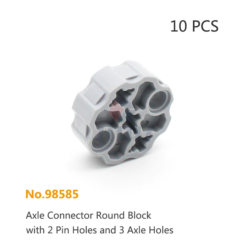 Technical Driving Ring Universal Joint Axle and Pin Connector with Holes Blocks MOC High-Tech Building Bricks Toy Replace Parts