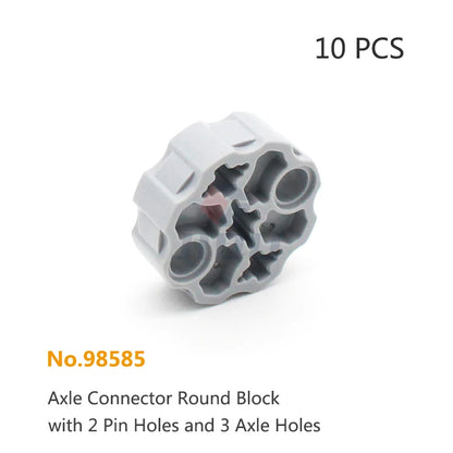 Technical Driving Ring Universal Joint Axle and Pin Connector with Holes Blocks MOC High-Tech Building Bricks Toy Replace Parts