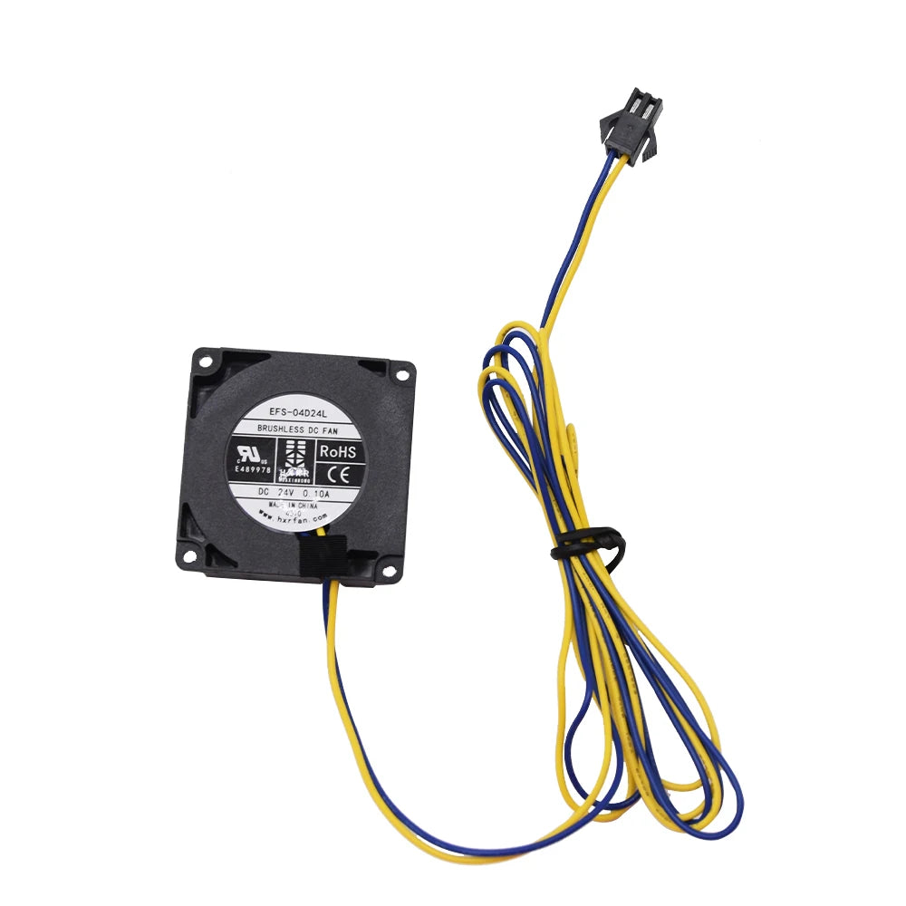 3D Printer Fan 4010 Fan 24V Black Plastic Extruder Cooling Fan for Ender3 V2 Ender3 / Ender3Pro CR10 3D Printer Accessories