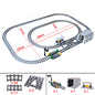 KAZI High-Tech Creative City Train Station Rail Tracks Power Function Building Blocks Bricks DIY Kid Trains Toys Children Gifts