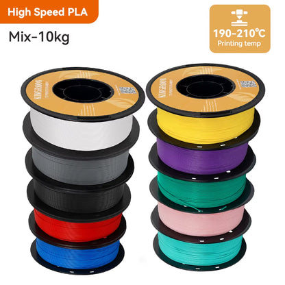 HS-PLA Filament 1.75Mm High Speed PLA 3D Printer Filament for Bambu All FDM 3D Printer 3D Printing Materials 5/10KG