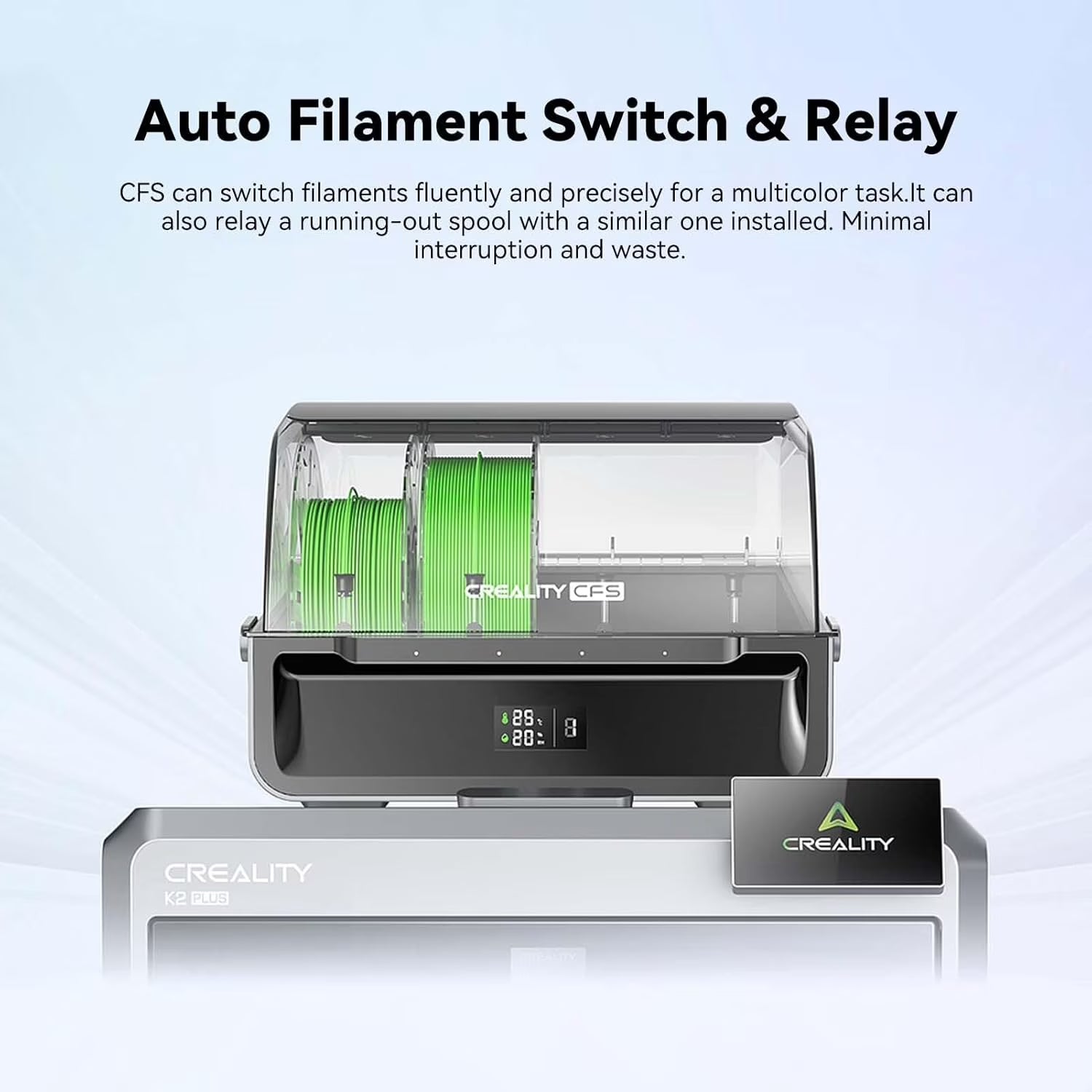 Filament System-Cfs 16 Colors Auto Filament Identification & Switch & Relay for K2 Plus