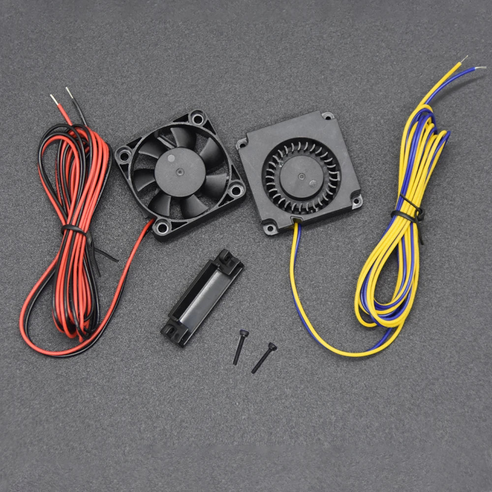 3D Printer Fan 4010 Fan 24V Black Plastic Extruder Cooling Fan for Ender3 V2 Ender3 / Ender3Pro CR10 3D Printer Accessories