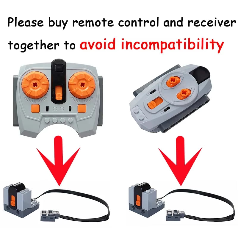 NEW Technical Motor Parts Power Functions Building Blocks PF Model Sets Compatible Tarin Accessories MOC High-Tech Bricks Toys