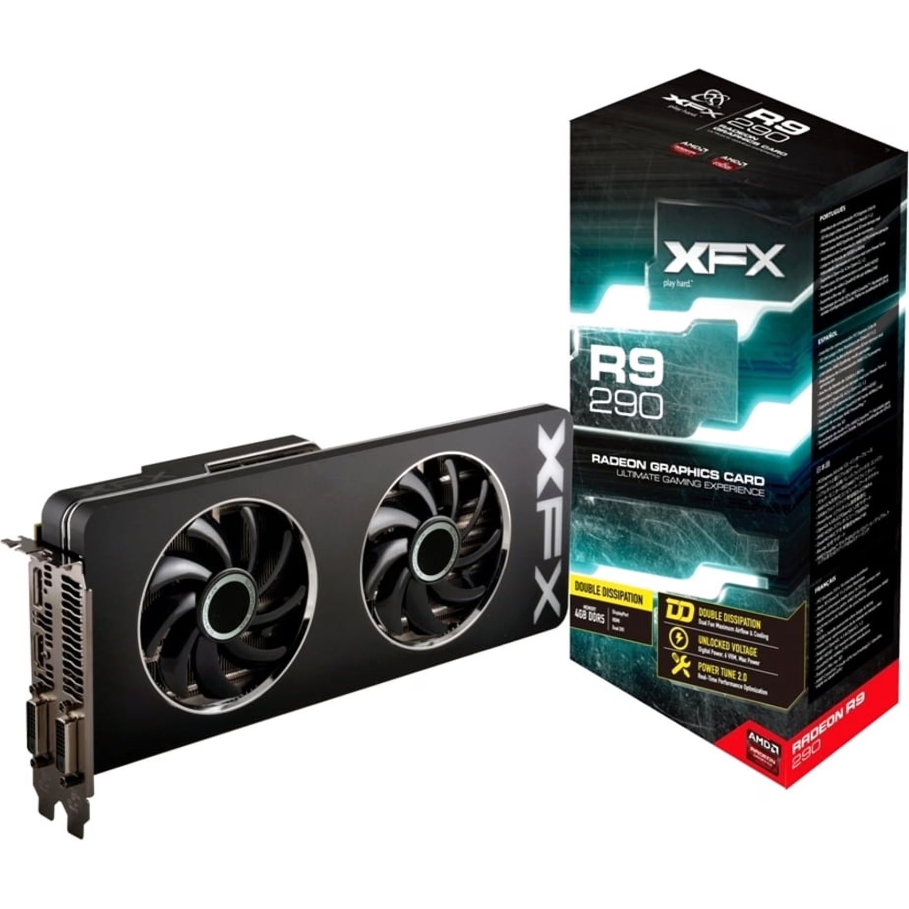 XFX AMD Radeon R9 290 Graphic Card, 4 GB DDR5 SDRAM