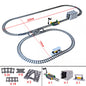 KAZI High-Tech Creative City Train Station Rail Tracks Power Function Building Blocks Bricks DIY Kid Trains Toys Children Gifts