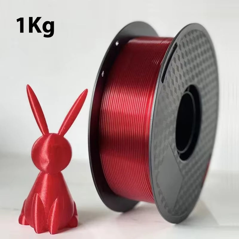 Transparent Red PETG 3D Printer Filament - 1.75MM, Available in 250G, 500G, and 1Kg for 3D Printing Applications