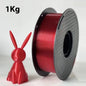 Transparent Red PETG 3D Printer Filament - 1.75MM, Available in 250G, 500G, and 1Kg for 3D Printing Applications