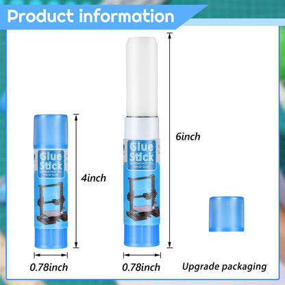 3D Printer Glue Sticks PVP Solid Glue Sticks for 3D Printer Hot Bed Removing Pri