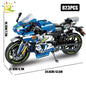 HUIQIBAO High-Tech Classic Motorbike Building Model Blocks Moto City Racer Bricks Toy for Kids Boy Children Adult MOC Car Set