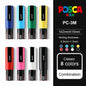 Japan  Posca Paint Marker Pen Set,Pc-1M ,PC-3M ,PC-5M,PC-8K,PC-17K, 7 8 12 15 21 24 28 29 Colors Set, Non-Toxic Water-Based