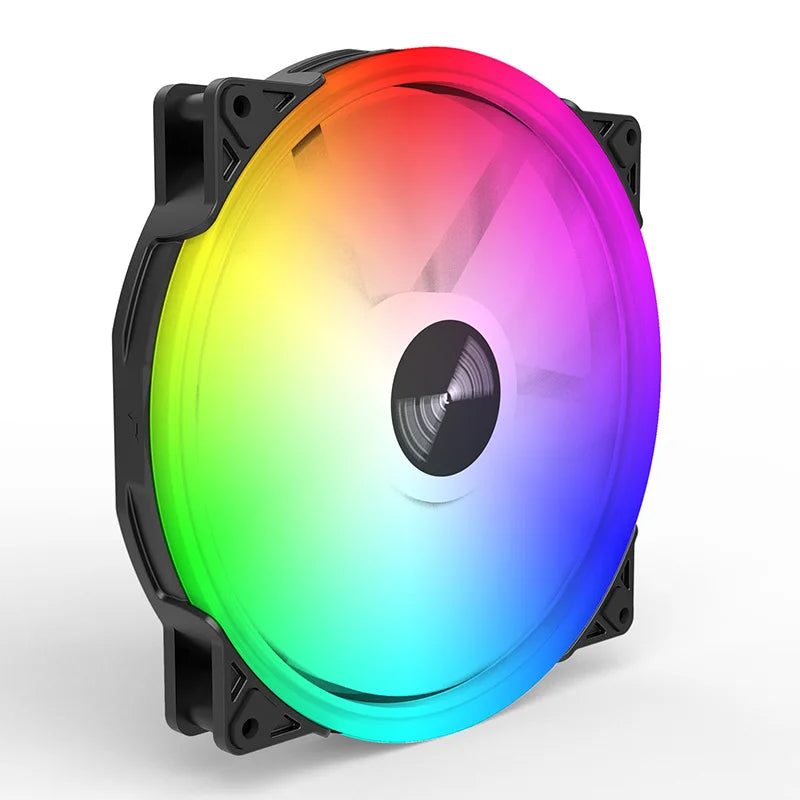FD200 200Mm ARGB Computer Case Fan 5V 3PIN LED Cooling Fans Desktop PC Case Accessories