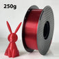 Transparent Red PETG 3D Printer Filament - 1.75MM, Available in 250G, 500G, and 1Kg for 3D Printing Applications