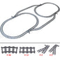 KAZI High-Tech Creative City Train Station Rail Tracks Power Function Building Blocks Bricks DIY Kid Trains Toys Children Gifts