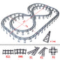 KAZI High-Tech Creative City Train Station Rail Tracks Power Function Building Blocks Bricks DIY Kid Trains Toys Children Gifts