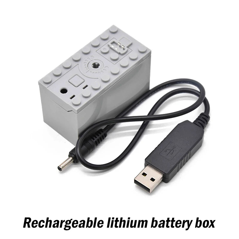High-Tech Power Function Extension Wire Servo Train Motor IR Remote Control Receiver Battery Box Parts for DIY Car Truck