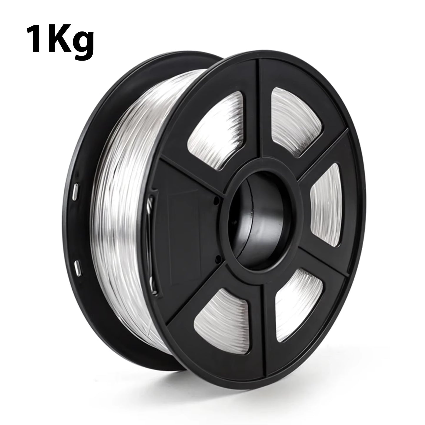 Transparent Red PETG 3D Printer Filament - 1.75MM, Available in 250G, 500G, and 1Kg for 3D Printing Applications