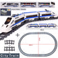 KAZI High-Tech Creative City Train Station Rail Tracks Power Function Building Blocks Bricks DIY Kid Trains Toys Children Gifts