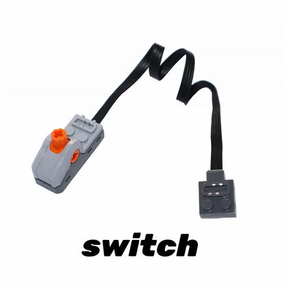 NEW Technical Motor Parts Power Functions Building Blocks PF Model Sets Compatible Tarin Accessories MOC High-Tech Bricks Toys