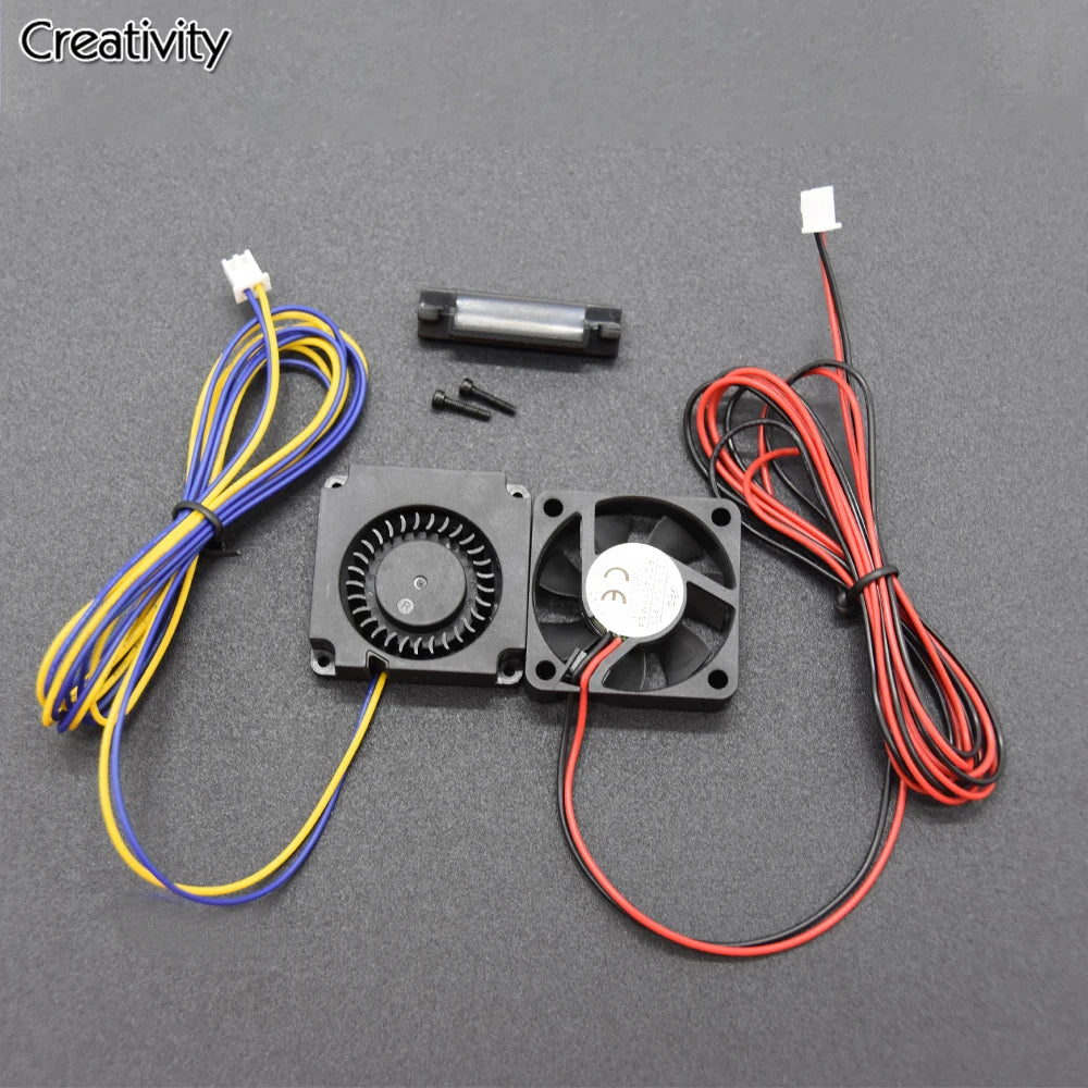 3D Printer Fan 4010 Fan 24V Black Plastic Extruder Cooling Fan for Ender3 V2 Ender3 / Ender3Pro CR10 3D Printer Accessories