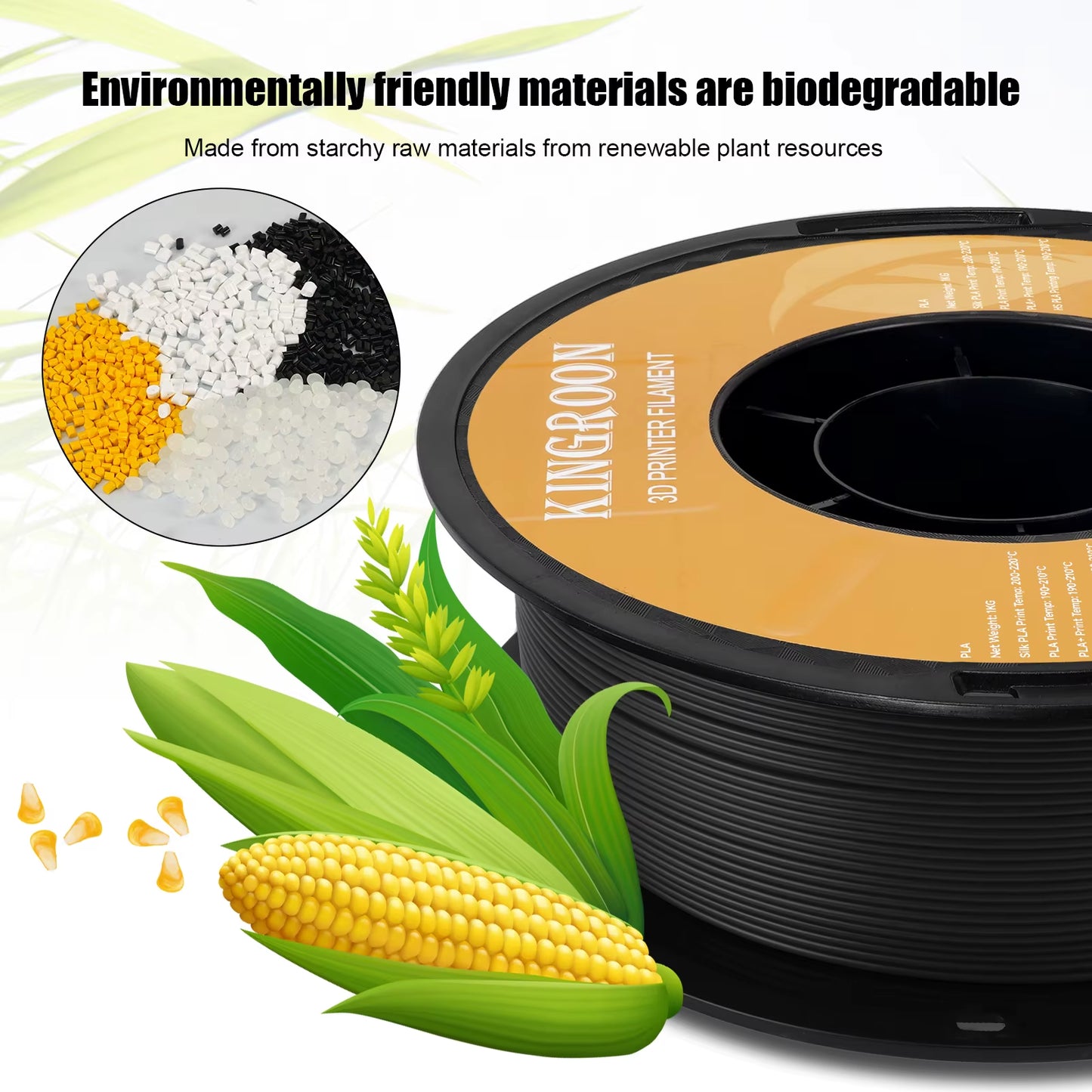 HS-PLA Filament 1.75Mm High Speed PLA 3D Printer Filament for Bambu All FDM 3D Printer 3D Printing Materials 5/10KG