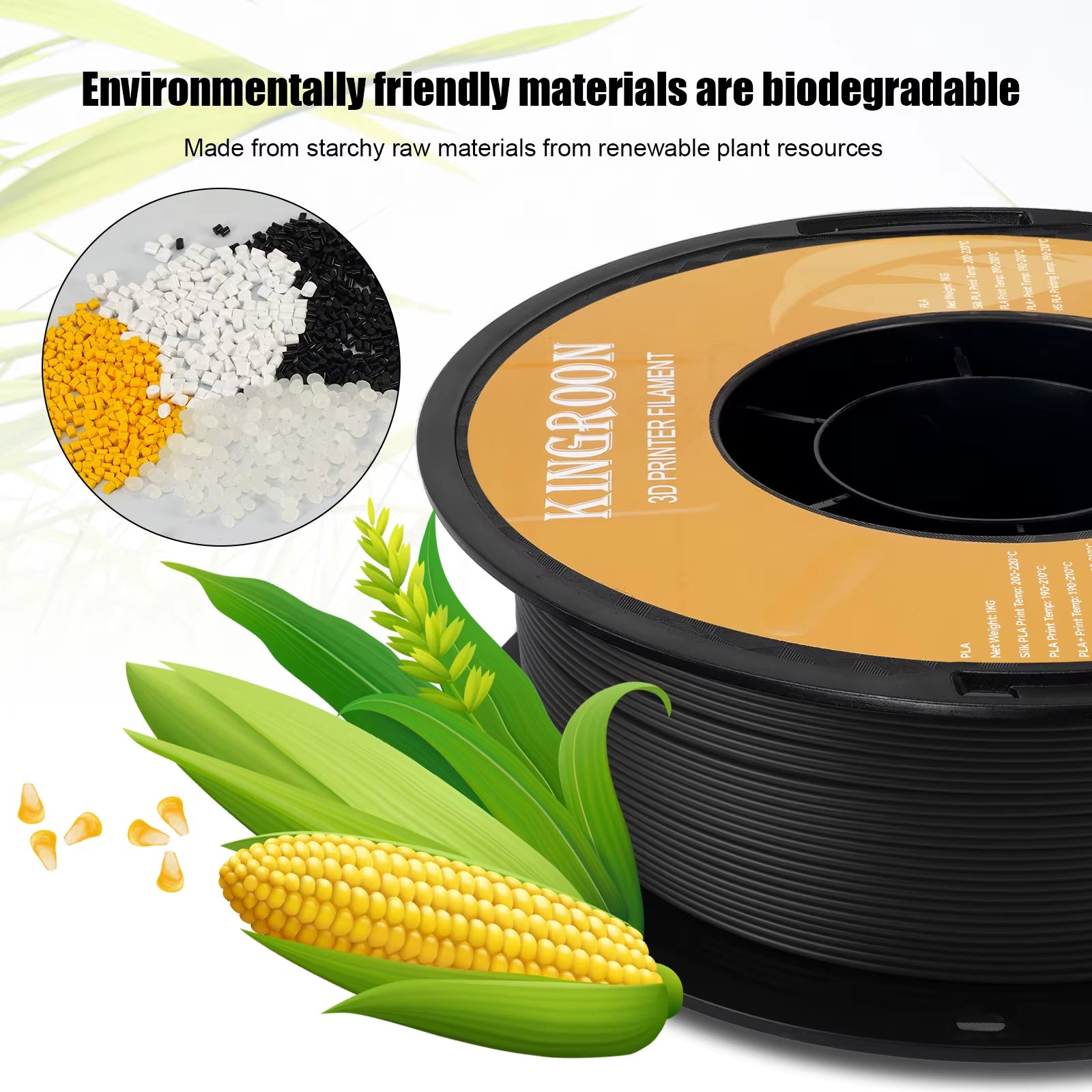 HS-PLA Filament 1.75Mm High Speed PLA 3D Printer Filament for Bambu All FDM 3D Printer 3D Printing Materials 5/10KG