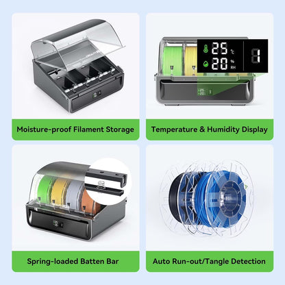 Filament System-Cfs 16 Colors Auto Filament Identification & Switch & Relay for K2 Plus