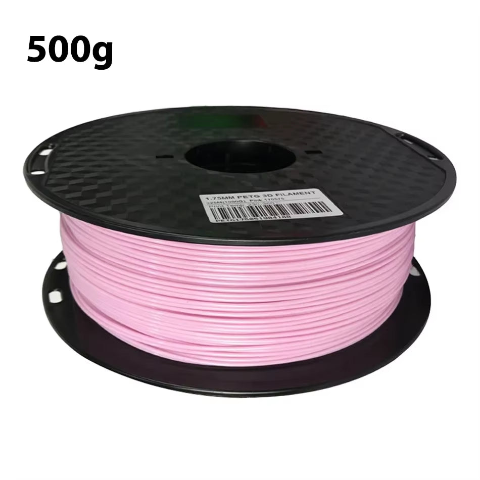 Transparent Red PETG 3D Printer Filament - 1.75MM, Available in 250G, 500G, and 1Kg for 3D Printing Applications