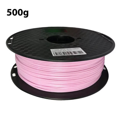 Transparent Red PETG 3D Printer Filament - 1.75MM, Available in 250G, 500G, and 1Kg for 3D Printing Applications