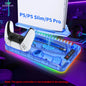 GAMINJA P58 Charging Base Cooling Bracket Compatible with PS5 Console, Vertical Stand Cooling Fan, Multi-Functional Cooling & Charging Station for PS5 Slim Pro All Model Universal #GLOBAL PICKS