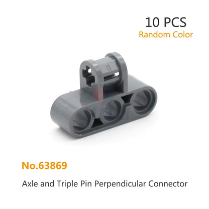 Technical Driving Ring Universal Joint Axle and Pin Connector with Holes Blocks MOC High-Tech Building Bricks Toy Replace Parts