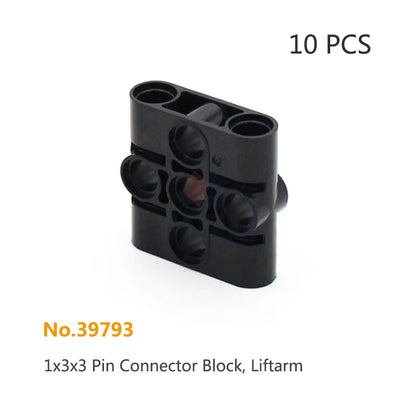 Technical Driving Ring Universal Joint Axle and Pin Connector with Holes Blocks MOC High-Tech Building Bricks Toy Replace Parts