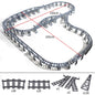 KAZI High-Tech Creative City Train Station Rail Tracks Power Function Building Blocks Bricks DIY Kid Trains Toys Children Gifts