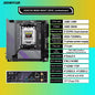 JGINYUE AM5 Motherboard Supports AMD Ryzen 7000 Series CPU Processors DDR5 Dual Channel Memory RAM ITX B650I Night Devil