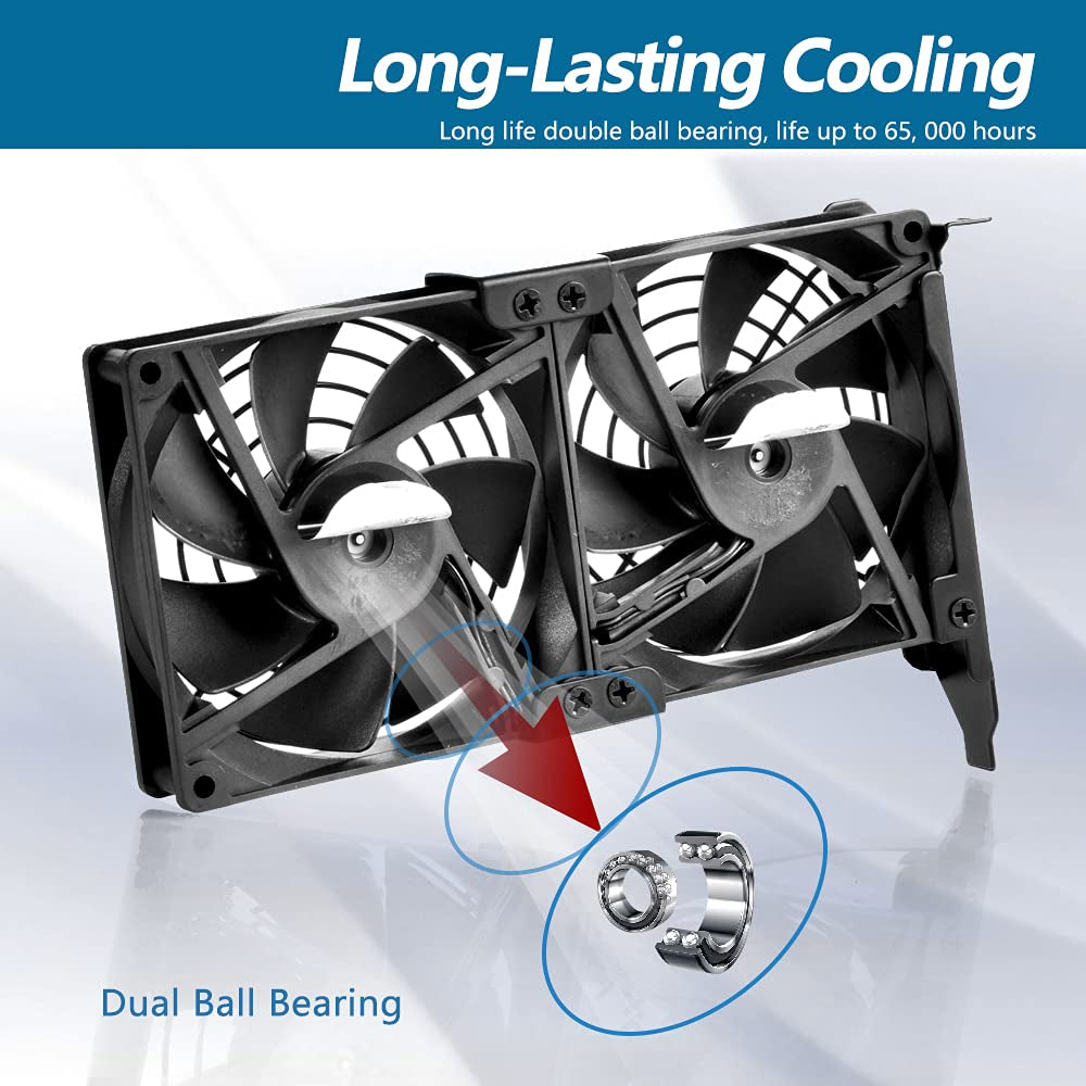 Dual 92Mm Graphic Card Fans, Graphics Card Cooler VGA Cooler