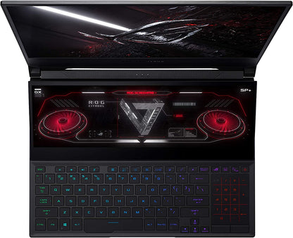 ROG Zephyrus Duo SE 15 Gaming Laptop, 15.6” 300Hz IPS Type FHD Display, NVIDIA Geforce RTX 3060, AMD Ryzen 9 5980HX, 16GB DDR4, 1TB Pcie SSD, Per-Key RGB Keyboard, Windows 10 Home, GX551QM-ES96